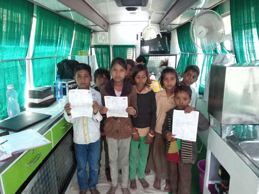 Free screening for underprivileged children